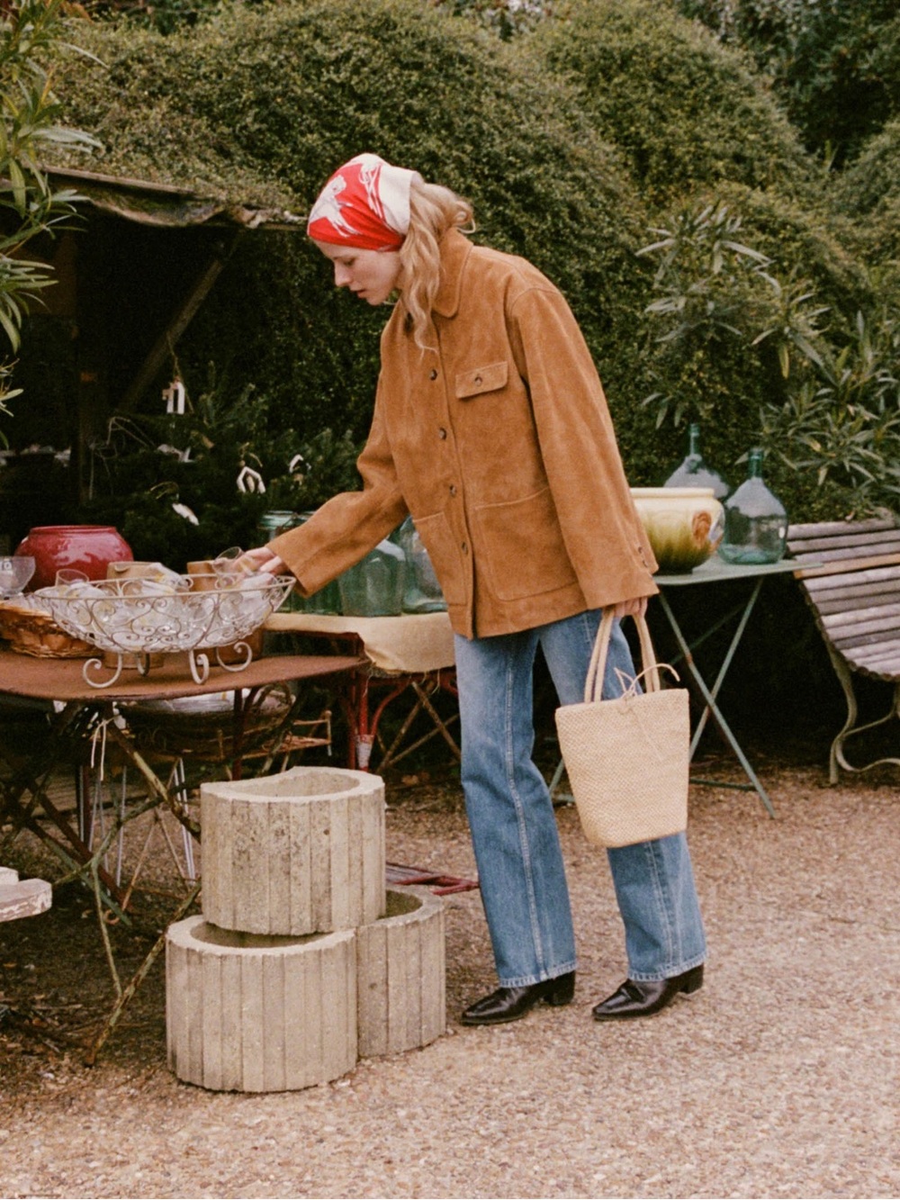 Doen Nolan Suede Jacket in Wild Chicory